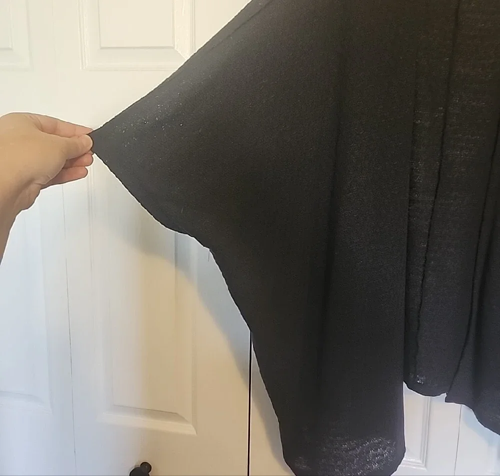 Lane Bryant Navy Blue Open Drape Cardigan